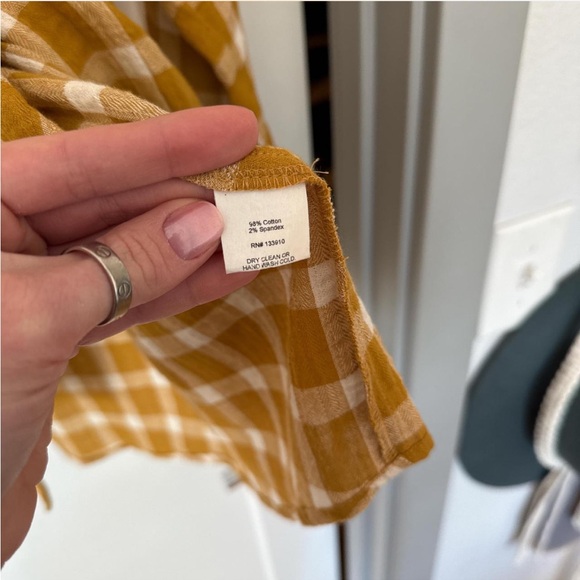 Show Me Your Mumu Lorolie Yellow Plaid Women's Tunic | Size M - Picture 5 of 6